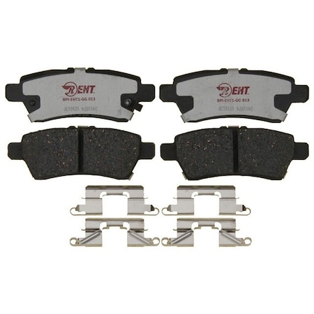 BRAKE PADS OEM OE Replacement Hybrid Technology Includes Mounting Hardware